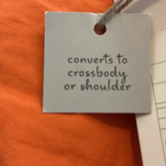 A NEW DAY Orange Basket Weave Woven Bucket Bag/Purse Shoulder Crossbody NEW - Picture 15 of 16